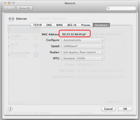 how to use terminal emulator to change mac address