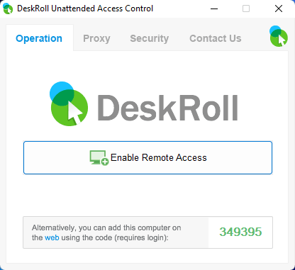 DeskRoll Remote Desktop in Windows 11