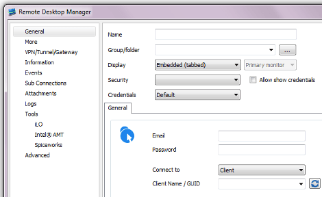 Remote Desktop Manager - General